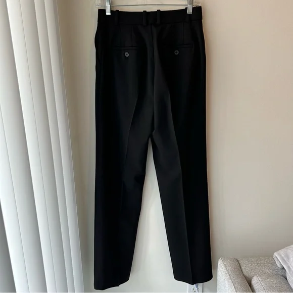 Aritzia Babaton Agency Pant - City Wool Black Size 6 - Picture 8 of 15